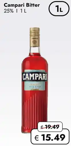 Travel FREE Campari Bitter Angebot