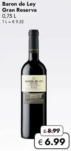 Travel FREE Baron de Ley Gran Reserva Angebot