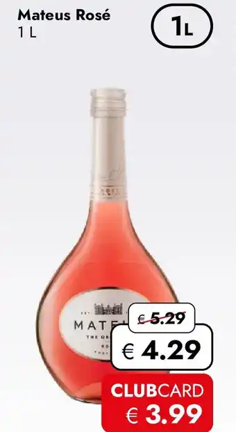 Travel FREE Mateus Rosé Angebot