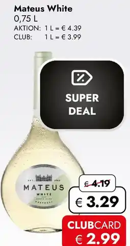 Travel FREE Mateus White Angebot