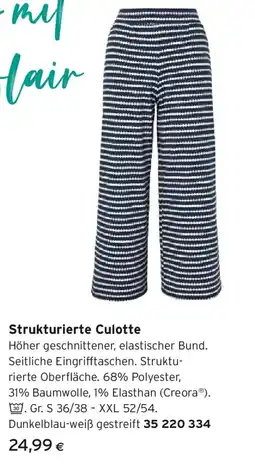 Tchibo Eduscho Strukturierte Culotte Angebot