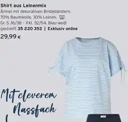 Tchibo Eduscho Shirt aus Leinenmix Angebot