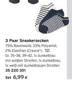Tchibo Eduscho 3 Paar Sneakersocken Angebot