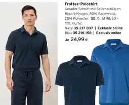 Tchibo Eduscho Frottee-Poloshirt, navy Angebot