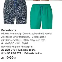Tchibo Eduscho Badeshorts, grün Angebot