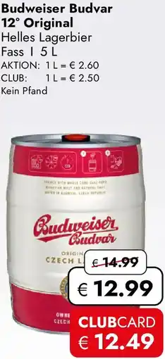 Travel FREE Budweiser Budvar 12° Original Angebot