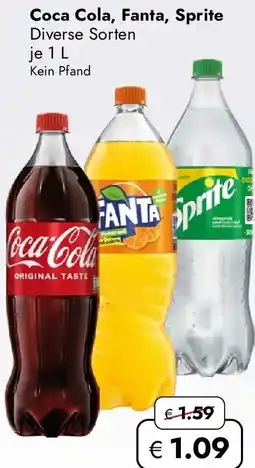 Travel FREE Coca Cola, Fanta, Sprite Angebot