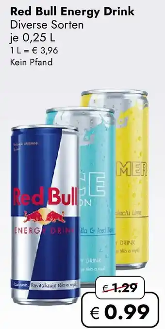 Travel FREE Red Bull Energy Drink Angebot