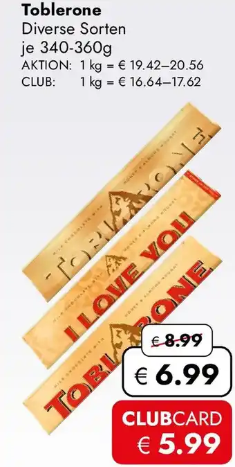 Travel FREE Toblerone Angebot