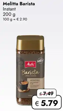 Travel FREE Melitta Barista Angebot