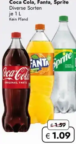 Travel FREE Coca Cola, Fanta, Sprite Angebot