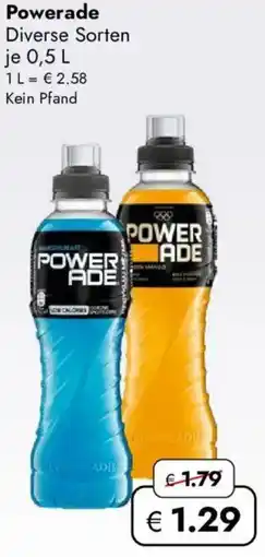 Travel FREE Powerade Angebot