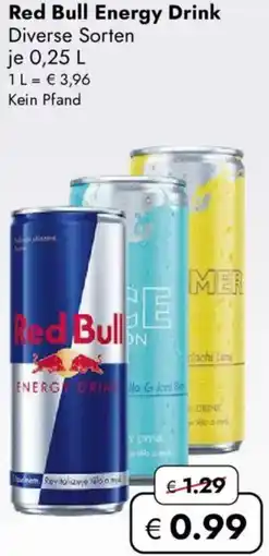 Travel FREE Red Bull Energy Drink Angebot