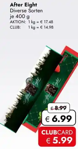 Travel FREE After Eight Angebot