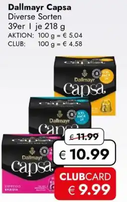 Travel FREE Dallmayr Capsa Angebot
