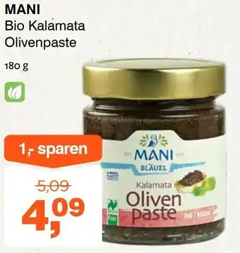 MANI Bio Kalamata Olivenpaste