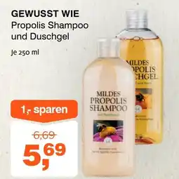 Prokopp GEWUSST WIE Propolis Shampoo und Duschgel Angebot
