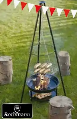 Hellweg Rothmann Holzkohlegrill Columbia Angebot