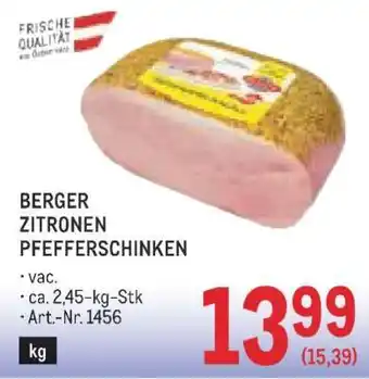 BERGER ZITRONEN PFEFFERSCHINKEN