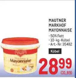 Metro MAUTNER MARKHOF MAYONNAISE Angebot