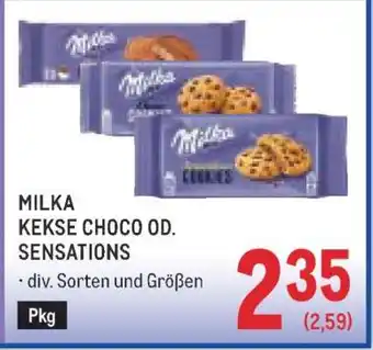 Metro MILKA KEKSE CHOCO OD. SENSATIONS Angebot