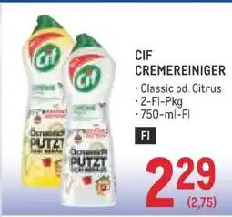 Metro CIF CREMEREINIGER Angebot