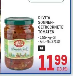 Metro DI VITA SONNENGETROCKNETE TOMATEN Angebot