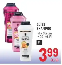 Metro Gliss Shampoo Angebot
