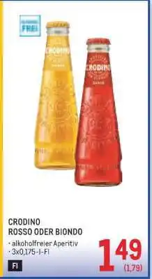 Metro CRODINO ROSSO ODER BIONDO Angebot