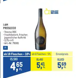 Metro I am Prosecco Angebot
