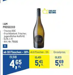 Metro I am Prosecco Angebot