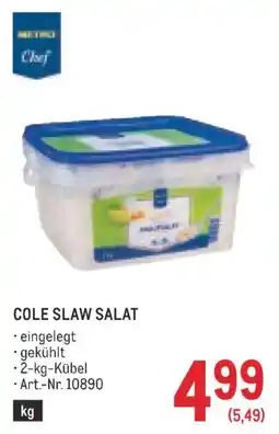 Metro Cole slaw salat Angebot