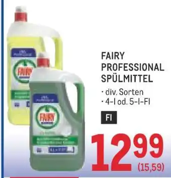 Metro FAIRY PROFESSIONAL SPÜLMITTEL Angebot