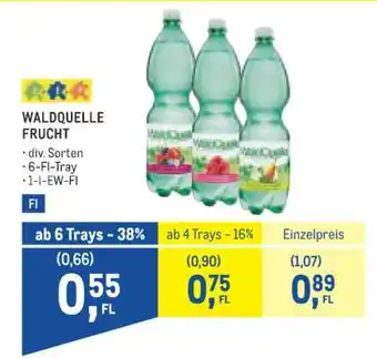Metro Waldquelle Frucht Angebot