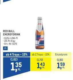 Metro RED BULL ENERGYDRINK Angebot