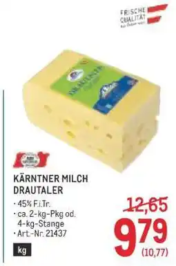 Metro KÄRNTNER MILCH DRAUTALER Angebot
