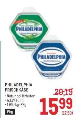 Metro Philadelphia Frischkäse Angebot