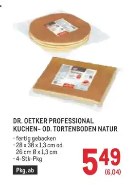 Metro Dr. oetker professional kuchen- od. tortenboden natur Angebot