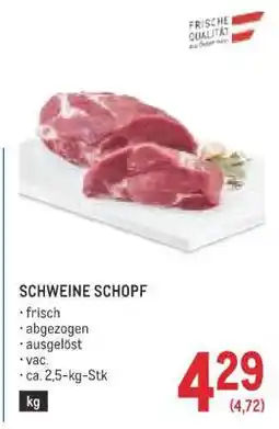 Metro Schweine Schopf Angebot