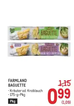 Metro Farmland Baguette Angebot