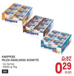 Metro Knoppers milch-haselnuss-schnitte Angebot