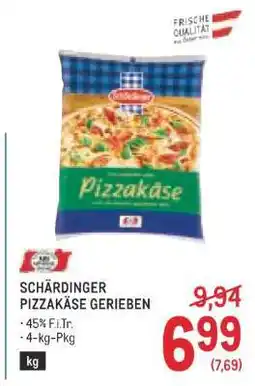 Metro Schärdinger Pizzakäse gerieben Angebot