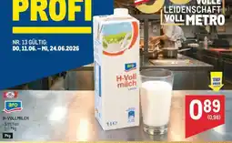 Metro aro H-VOLLMILCH Angebot