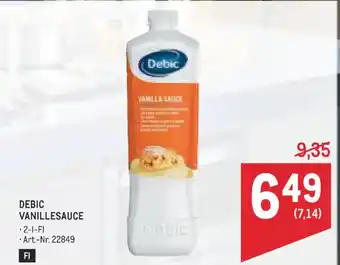 Metro Debic vanillesauce Angebot