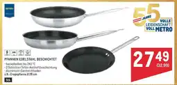 Metro PFANNEN EDELSTAHL BESCHICHTET Angebot