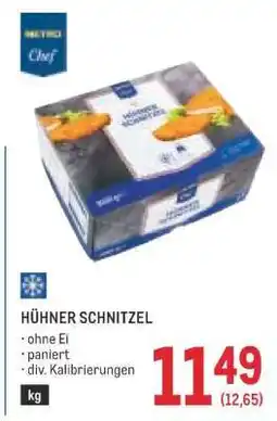 Metro HÜHNER SCHNITZEL Angebot