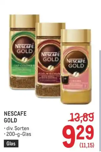 Metro Nescafe Gold Angebot