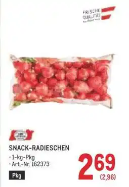 Metro Snack Radieschen Angebot