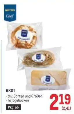 Metro Brot Angebot