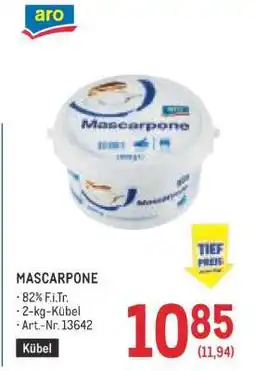 Metro MASCARPONE Angebot